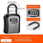 Key Safe Wall Mounted Waterproof Outdoor 4 digit Combination Key Box Lockbox GB