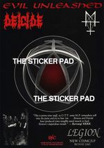 Sticker - Deicide Legion poster - Death Metal - Carcass Massacre