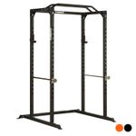 Mirafit M100 Black Power Rack Squat Cage Weight Lifting Home Gym Equipment #497