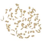 Golden Brass Casting Grain Jewelry Casting Kit for DIY Durable Jewelry Supplies