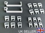 Sculpfun S9 Laser Engraver Silicone Tubing clips. Mixed Pack 20. Grey.