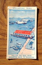 Webcosa Singapore Trail Chewing Gum Card . Free UK Postage