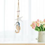 Rustic Wooden Nautical Hanging Decoration Beach Room Decor Reusable Wall Art