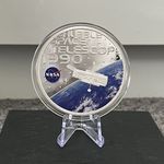 NASA Hubble Space Telescope Silver Plated Coin in Capsule