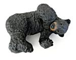 RESIN ORNAMENT OF BLACK BEAR BY EDMUND WOLF JR - PERFECT
