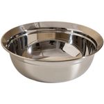 Large 316 Stainless Steel Mixing Bowl with High Sides for Splatter Control