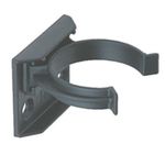 10 X Kitchen Plinth Kick Board Clips & Brackets Screw Fixing 32mm Black Plastic