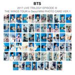 BTS 2017 LIVE TRILOGY EPISODE III THE WINGS TOUR in Seoul MINI PHOTO CARD VER.1