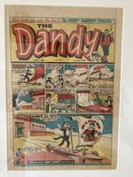 comic book framed with Dandy Comic, Dated July 23rd 1983