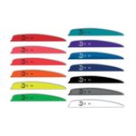 Bohning Archery Arrow Zen Vanes 4" - 12 Pack - Colours Available