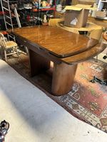 Art Deco Style Walnut Extending Dining Table c.1950