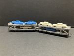 Lima 481 N Gauge FS SITFA Articulated Car Transporter Wagon with 6 Cars