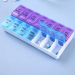 Weekly Pill Organiser Box Daily Medicine Tablet Storage Dispenser 7 Day Night UK