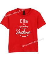 Kids/Adults Ready To Butlins T Shirts/Hoodies Personalised 1 Years -5XL
