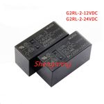 2pcs 8pins G2RL-2-5VDC G2RL-2-12VDC G2RL-2-24VDC 8A 250V Original Relay