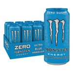 Monster Ultra Blue Hawaiian 500ml x12 Cans Energy Drink Import