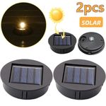 1PC-2PCS Solar Light Replacement Top for Outdoor Hanging Lantern Part Decoration