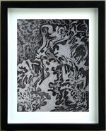 Ink Drawing Surrealist Composition Signed GUSTAV VON DER LOO