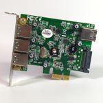 SIIG BLB1721X PCI Express x1 USB 3.0 3-Port Card (SATA Powered) - Tested