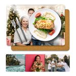 Large CUSTOM PLACEMAT Personalised Design Your Own MDF Cork Any Text And Photo