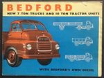 BEDFORD 7 & 10 Ton Range Sales Brochure JAN 1958 #B689/1/58 Trucks TRACTOR UNITS
