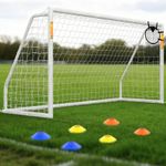Kids Junior 12 x 6 FT Soccer Goal Football Training Net Practice Game Target