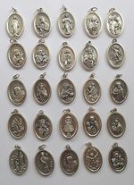 Various Saints Traditional Medals Catholic Religious Made in Italy