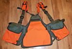 Hunting, Shooting, Falconry Vest,Gun Dog Handlers Works K9, Shiny Orange Reflect