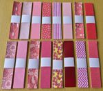 iris Folding Papers (Shades of Pink and Red)