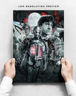 Doctor Who -The Moonbase -  A3 Art Poster