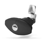 BLACK STS ZADI OVAL LATCH DOOR LOCK ELLIPSE MODEL 2007 Caravan Motorhome