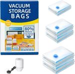 10x STRONG VACUUM STORAGE SPACE SAVING BAGS VAC BAG SPACE SAVER VACCUM VACUM BAG
