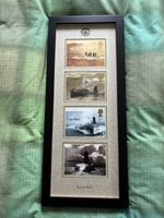 Royal Mail PHQ Framed Royal Navy Submarine Ships Postage Stamps x 4