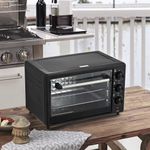 22L Electric Mini Oven Stove Grill Toaster Pizza Stove Thermometer Timer Cooker