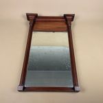 Overmantel Mirror Pillar Frame Neoclassical Portrait Georgian Antique Style