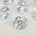 Cubic Zirconia CZ Loose Stones White Clear Round, Jewellery Making - 3mm to 10mm