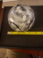 Large, Heavy Art Glass Paper Weight  Beautiful  3.8 Lbs Large Glass Work