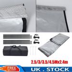 SUN CANOPY UNIVERSAL AWNING FOR CARAVAN CAMPING 2.5m/3m/3.5m/4.5m X 2.4m