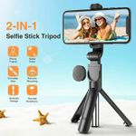 Telescopic Selfie Stick Bluetooth Tripod Monopod Phone Holder for Samsung iPhone