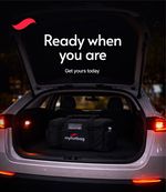 myhotbag Heated Insulated Food Delivery Bag with Detachable Car Adaptor Black