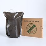 Elite Black Eco-Friendly Tattoo Wash Bottle Bags 25cm x 15cm (100pcs/box)