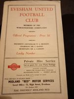 Evesham United v Paget Rangers    Worcestershire Combination "D.N.K" ?67/8?