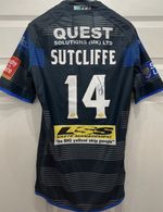 Authentic Hand Signed And Match Worn Liam Sutcliffe Leeds Rhinos Shirt #14
