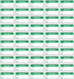  Quality control labels Checked signed and date