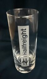  Gift British Rail drinking glass Railfreight.