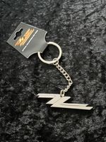 ZZ TOP - TWIN ZEES LOGO  METAL KEYCHAIN  OFFICIAL BAND MERCH