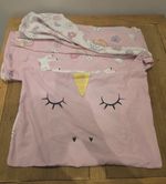 Unicorn Toddler /cot Bed Bedding Cover George Home Duvet Set