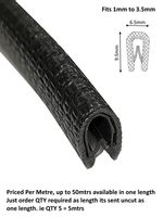 Trailer Horsebox Edge Trim Self Grip PVC Metal Panel Protection Seal