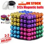 512PCS Cool Tech Office Gadget Balls Fidget Toy Stress Anxiety Relief UK
