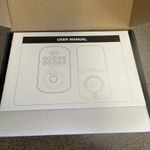 Fingerprint Keypad Deadbolt Smart Door Lock Black Key/Password